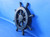 Rustic All Dark Blue Decorative Ship Wheel 12"