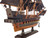 Wooden Caribbean Pirate Black Sails Limited Model Pirate Ship 15"