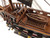 Wooden Caribbean Pirate Black Sails Limited Model Pirate Ship 15"