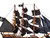 Wooden Caribbean Pirate Black Sails Limited Model Pirate Ship 15"