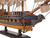 Wooden Caribbean Pirate White Sails Limited Model Pirate Ship 15"