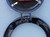 Brass Deluxe Class Porthole Clock 8" - Dark Blue