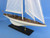 Wooden Intrepid Model Sailboat Decoration 35"