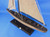 Wooden Rustic Enterprise Limited Model Sailboat Decoration 27"