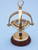 Solid Brass Hanging Compass 8"