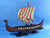 Wooden Viking Drakkar Model Boat 24"