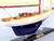 Wooden Defender Limited Model Sailboat 25"