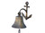 Antique Brass Hanging Anchor Bell 10"