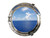 Chrome Decorative Ship Porthole Window 24"