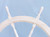 Classic Wooden Whitewashed Decorative Ship Steering Wheel 48"