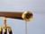 Floor Standing Solid Brass - Leather Harbor Master Telescope 60"