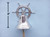 Chrome Hanging Ship Wheel Bell 8"