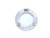 Brushed Nickel Deluxe Class Decorative Ship Porthole Mirror 8"