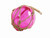 Pink Japanese Glass Ball Fishing Float With Brown Netting Decoration 12"