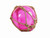 Pink Japanese Glass Ball Fishing Float With Brown Netting Decoration 12"