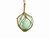 Seafoam Green Japanese Glass Ball Fishing Float With Brown Netting Decoration 12"