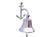 Chrome Hanging Anchor Bell 12"