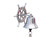 Chrome Hanging Ship Wheel Bell 7"
