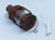 Antique Copper Anchor Electric Lantern 12"
