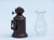 Antique Copper Tavern Oil Lamp 10"