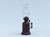 Antique Copper Tavern Oil Lamp 10"
