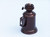 Antique Copper Tavern Oil Lamp 10"