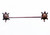 Antique Copper Turtle Bath Towel Holder 28"