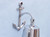 Chrome Hanging Anchor Bell 16"