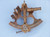 Captain's Antique Brass Sextant 8" with Rosewood Box