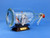 Santa Maria Model Ship in a Glass Bottle 9"