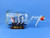 Santa Maria Model Ship in a Glass Bottle 9"