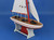 Wooden It Floats 12" - Red Floating Sailboat Model