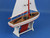 Wooden It Floats 12" - Red Floating Sailboat Model