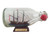 Santa Maria Model Ship in a Glass Bottle 5"