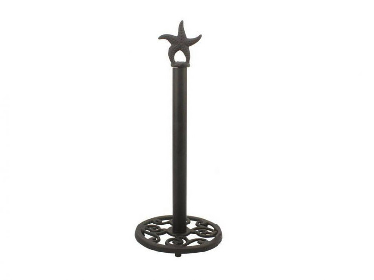 Cast Iron Starfish Extra Toilet Paper Stand 15"