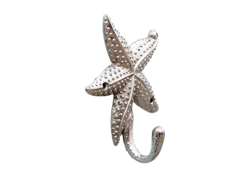 Chrome Starfish Hook 5"