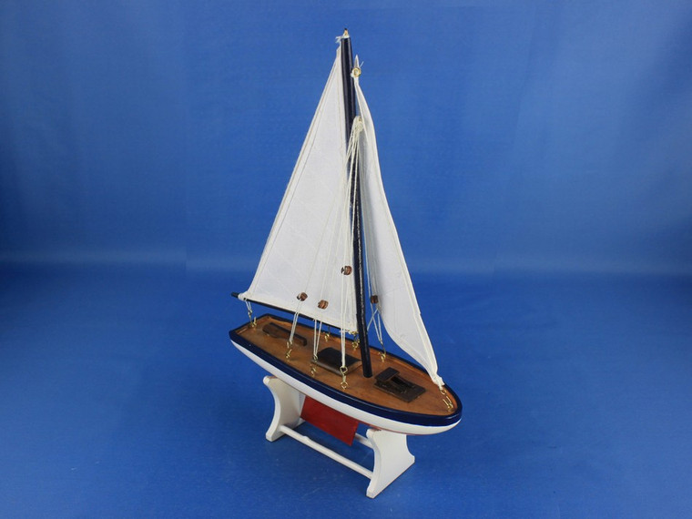 Wooden It Floats 12" - American Floating Sailboat Model