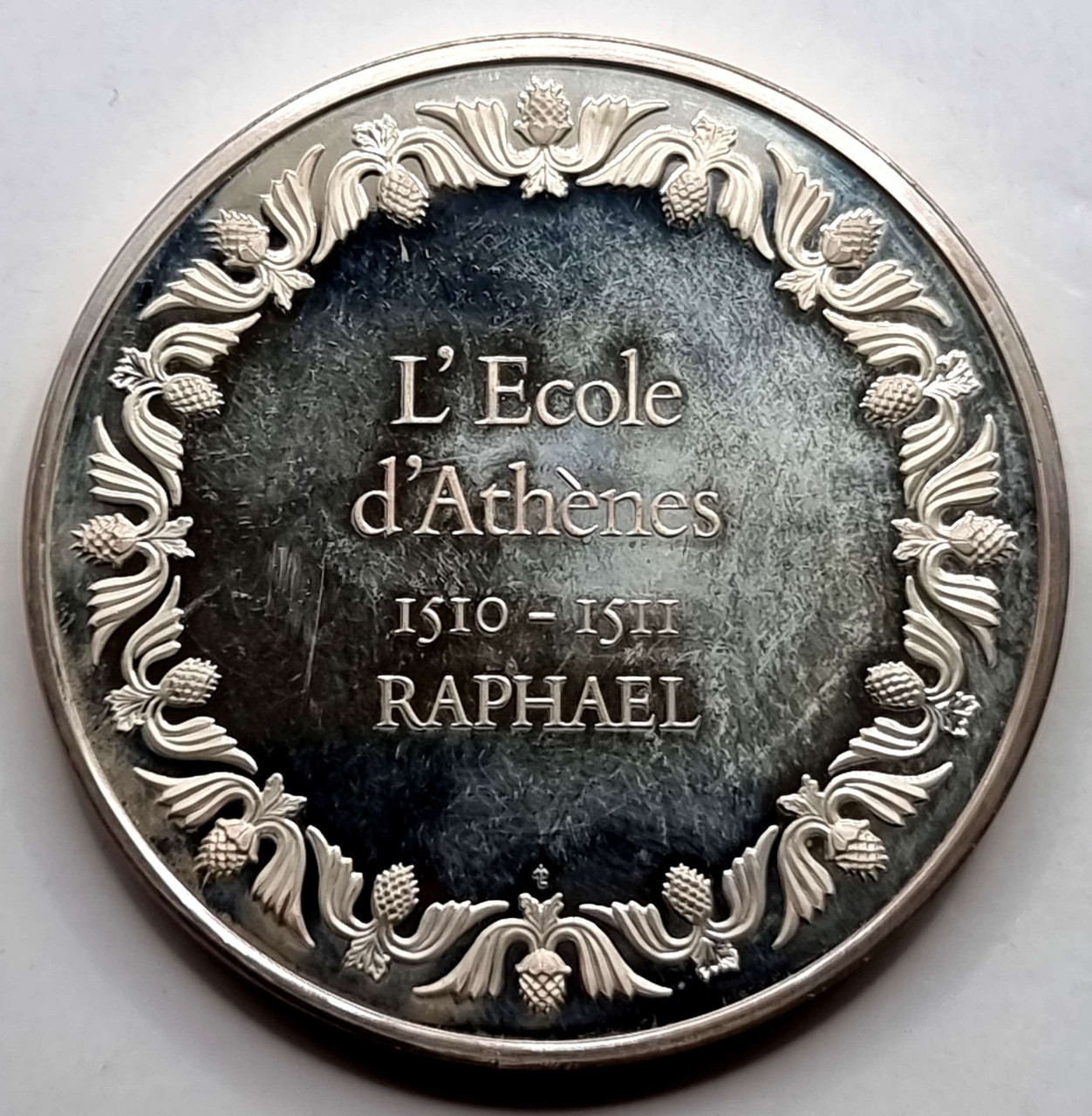 FRANKLIN MINT 100 Greatest Masterpieces Silver Coin Raphael
