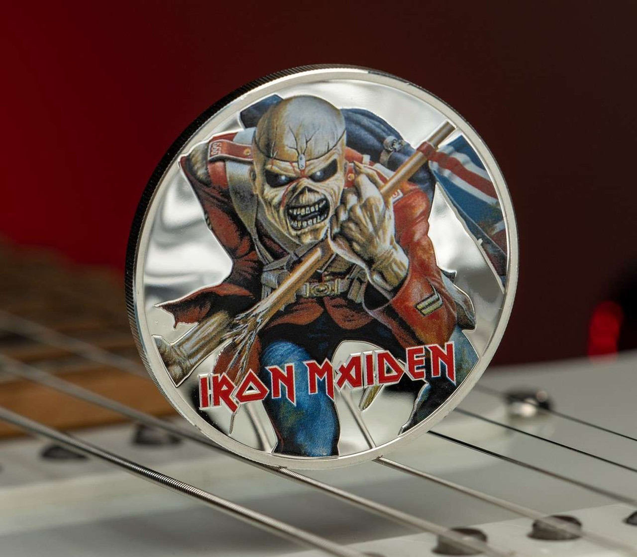 Cook Islands 2023 Silver 1 oz coin Iron Maiden Eddie Trooper