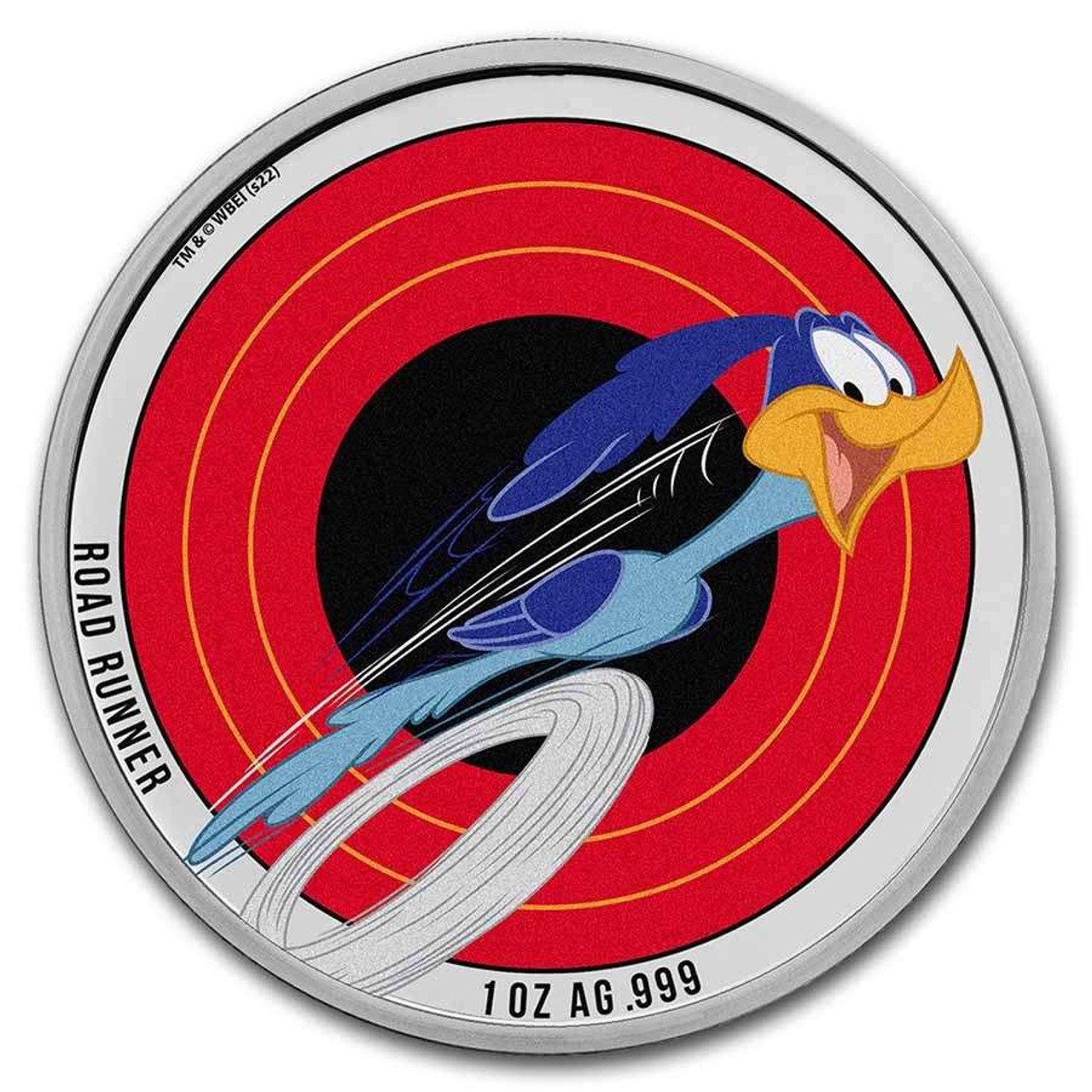 Samoa 1 oz silver Coin Looney Toons ROAD RUNNER 2023