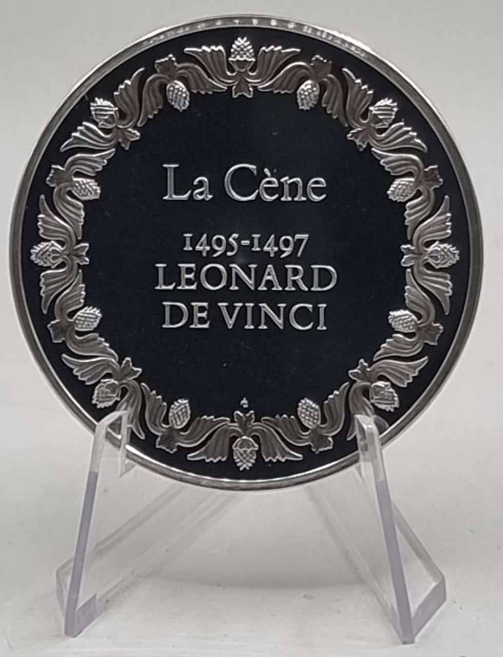 FRANKLIN MINT 100 Masterpieces Silver Proof Coin LAST SUPPER