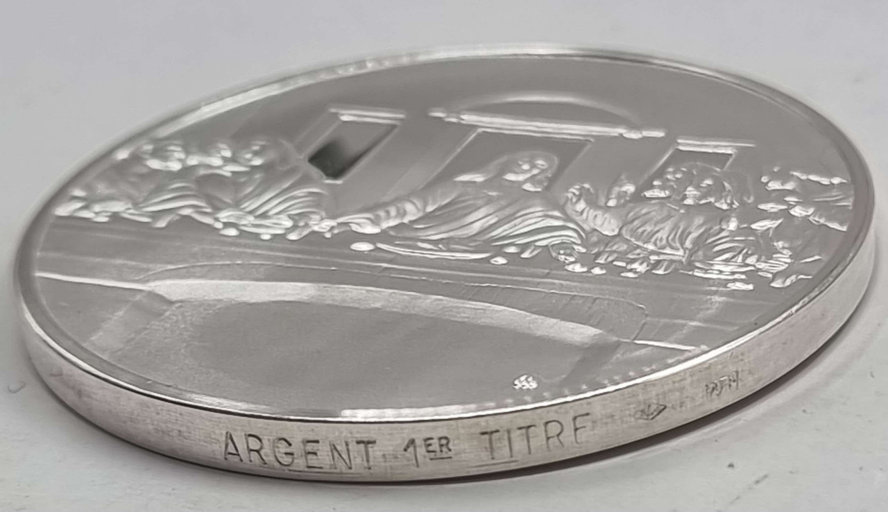 FRANKLIN MINT 100 Masterpieces Silver Proof Coin LAST SUPPER