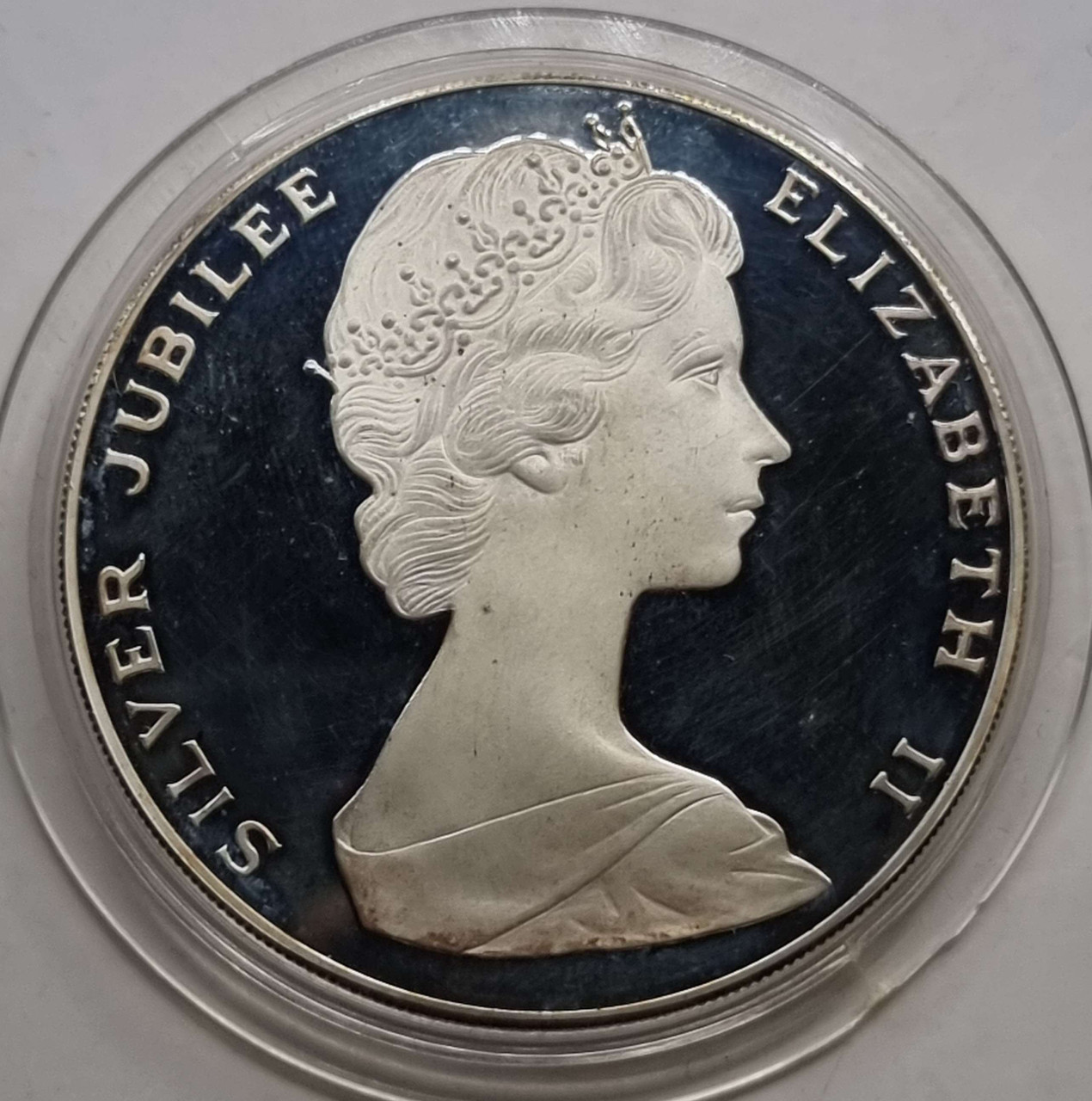 Bermuda 1977 silver jubilee Proof 25 dollars coin