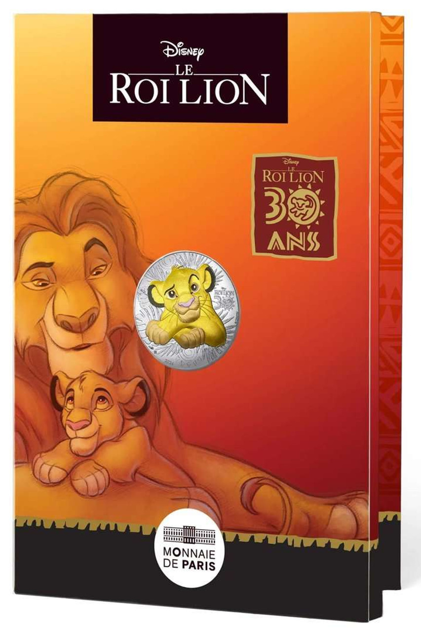 2024年フランス　ライオンキング30周年記念銀貨　＃505 France 2024 Disney The Lion King anniversary Silver Coin