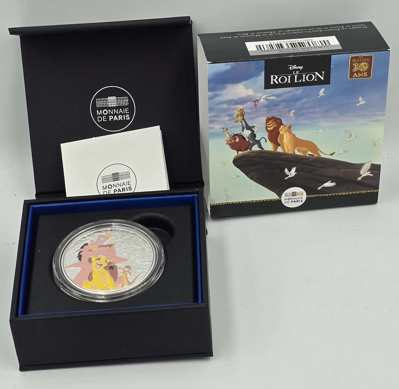 France 2024 Disney The Lion King anniversary Silver Coin