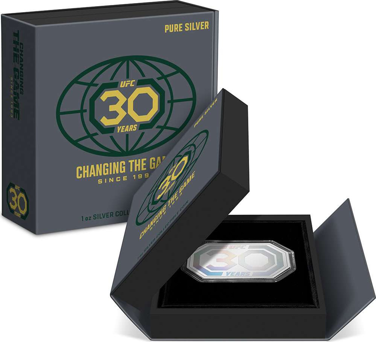 【レアBOX】UNITED 30th ANNIVERSARY COMPLETE UFC 30th Anniversary 1 Oz Silver Coin Niue 2023