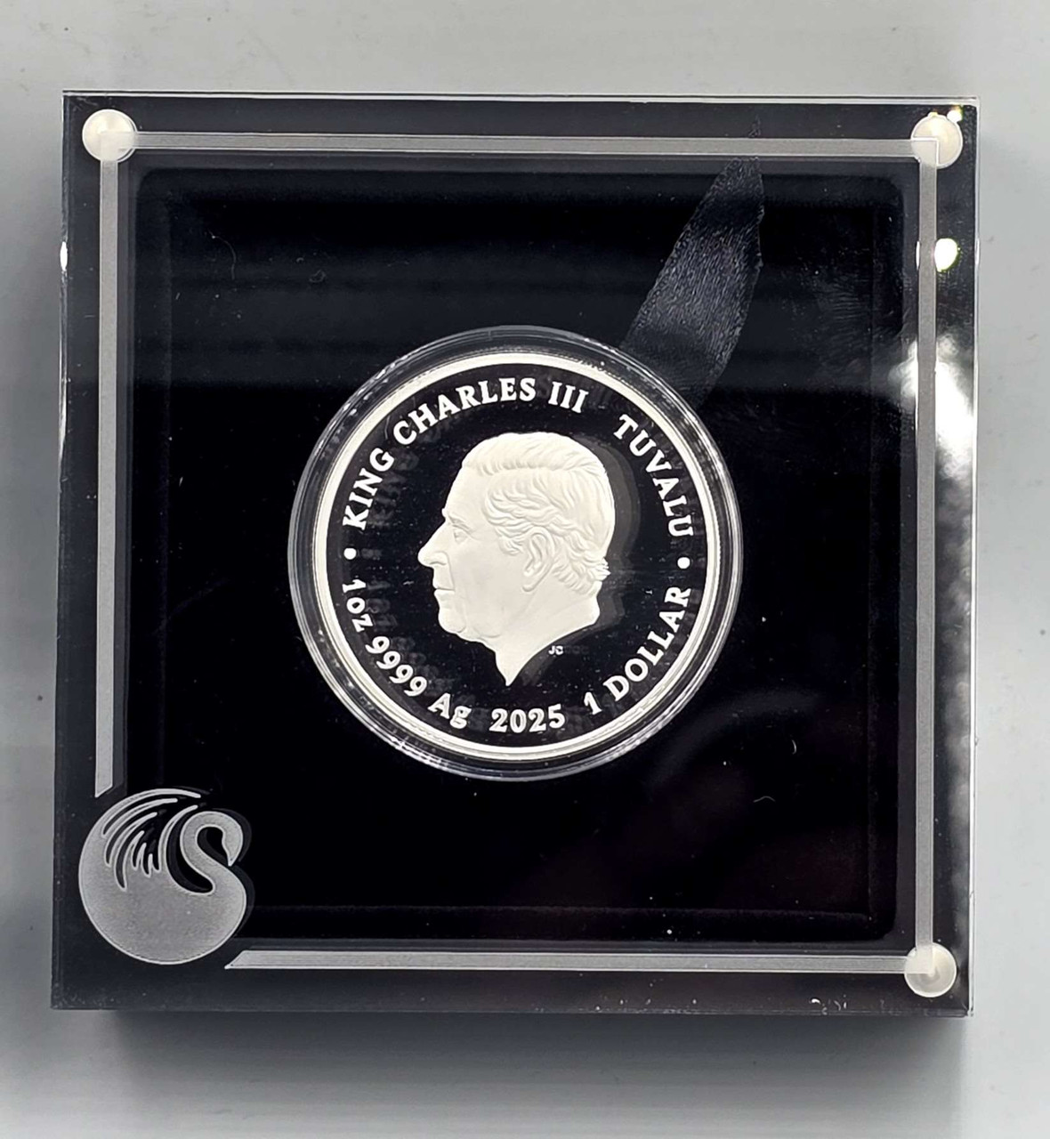 Tuvalu 2025 Jimi Hendrix Silver 1oz .999 Proof Colored Coin