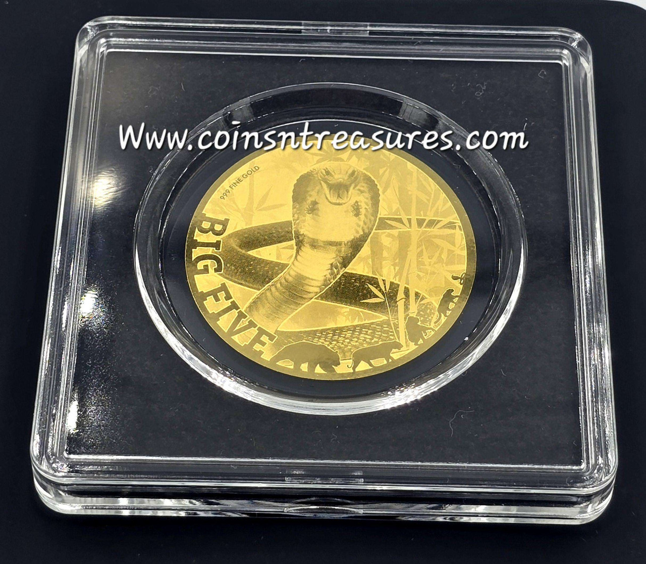 Cobra Big five of the Asia 1/200 Oz .999 Gold Coin 2025