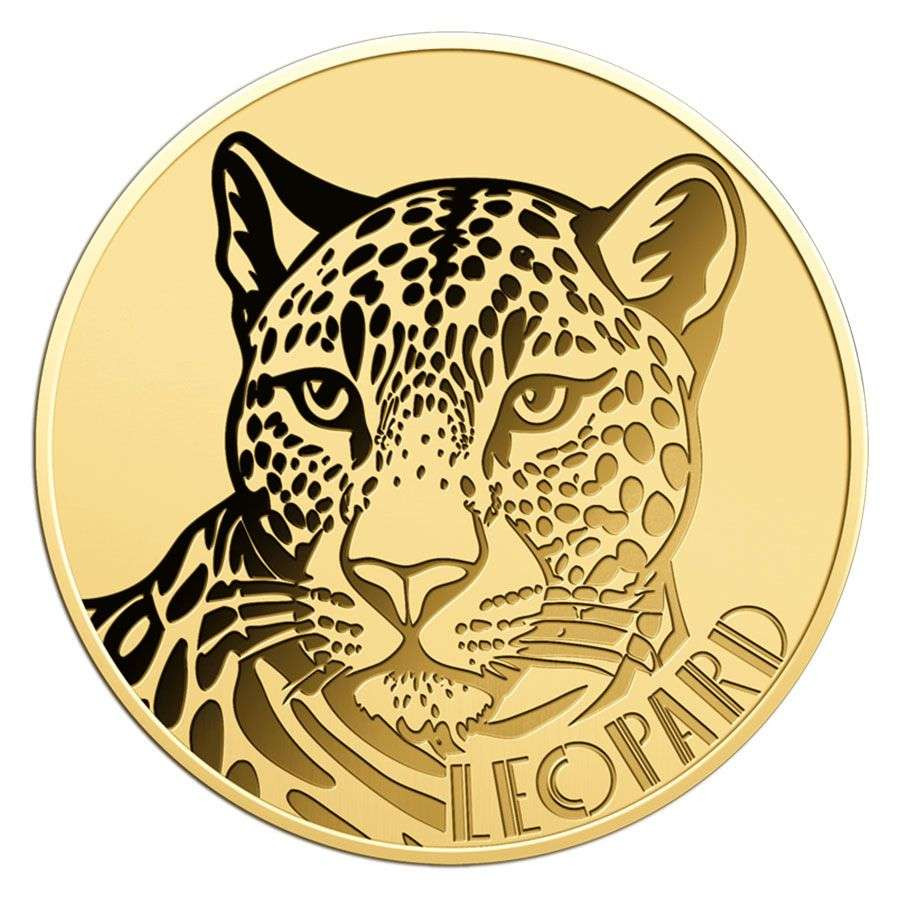 AFRICAN LEOPARD 1/1000 Oz Gold Coin Chad 2024