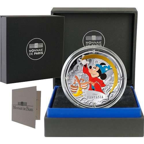 France 2025 Disney Fantasia animation classics Silver Coin